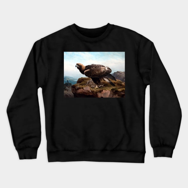 Aquila chrysaetos by Ferdinand von Wright Crewneck Sweatshirt by academic-art